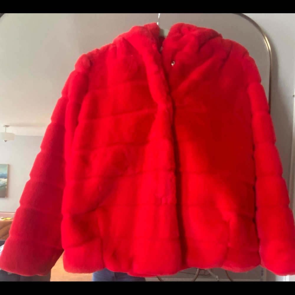 Apparis Goldie Coat Red